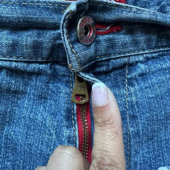 Y2K 2000’s Tommy Hilfiger Carpenter Cargo Denim Jeans Size 34 - Picture 7 of 8